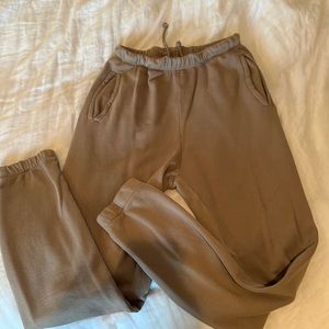 Joah brown sweatpants tan